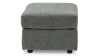 Side View of the Stairatt Ottoman in Gray by Ashley Furniture | Home Furniture Plus Bedding