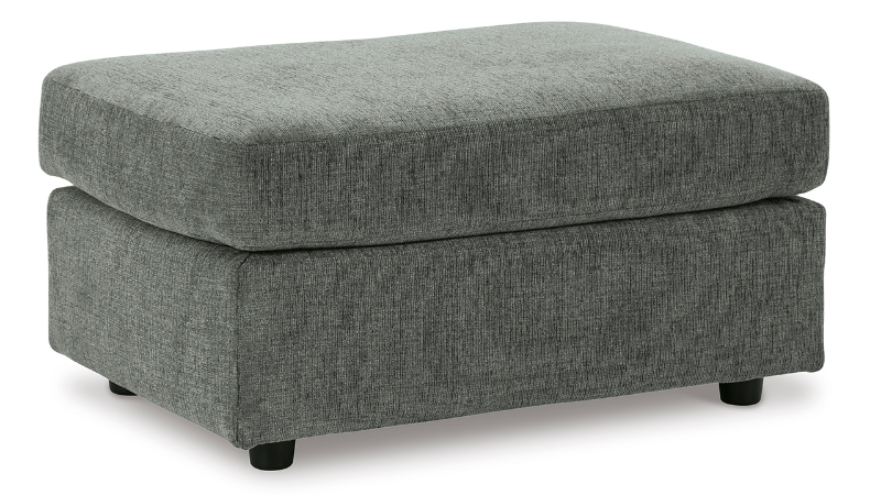 Angled View of the Stairatt Ottoman in Gray by Ashley Furniture | Home Furniture Plus Bedding