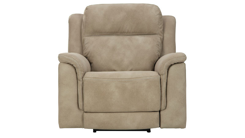 Front Facing View of the Next-Gen DuraPella Power Recliner in Tan by Ashley Furniture | Home Furniture Plus Bedding