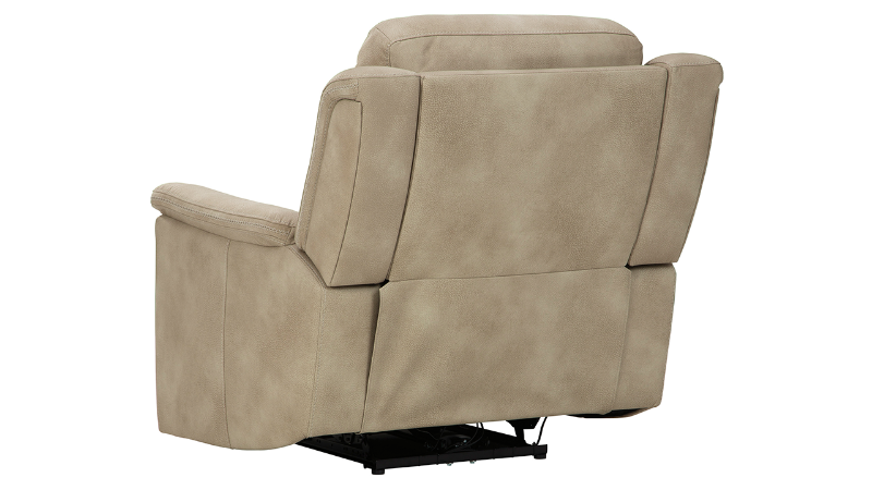 Rear View of the Next-Gen DuraPella Power Recliner in Tan by Ashley Furniture | Home Furniture Plus Bedding