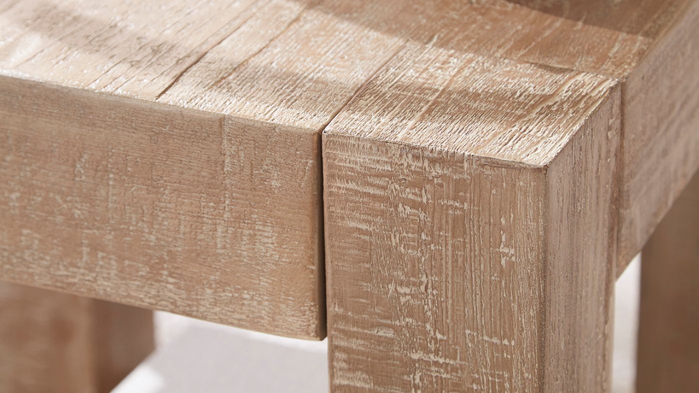 Close Up  View of the Waltleigh Square End Table in Distressed Brown by Ashley Furniture | Home Furniture Plus Bedding