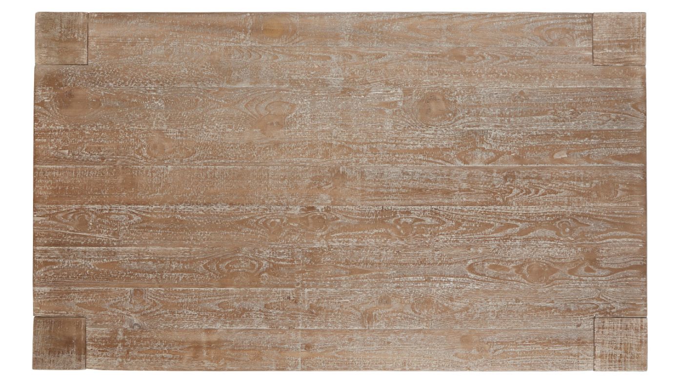 Top View of the Waltleigh Coffee Table in Distressed Brown by Ashley Furniture | Home Furniture Plus Bedding