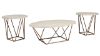 Angled View of the Tarica 3 Piece Living Room Table Set by Ashley Furniture | Home Furniture Plus Bedding