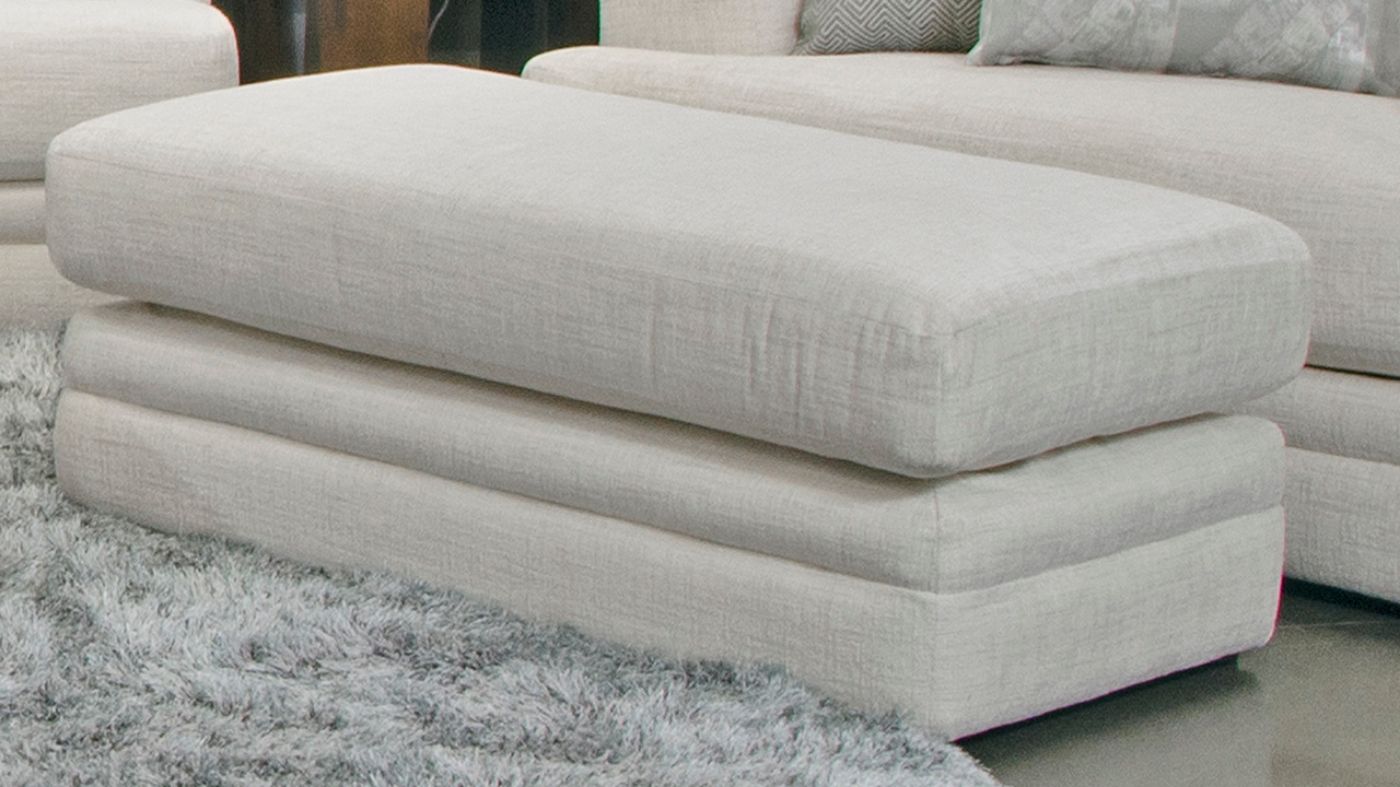 Room View of the Zeller Ottoman in Off White by Jackson Furniture | Home Furniture Plus Bedding
