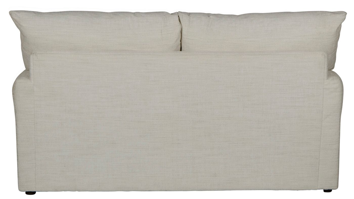 Rear View of the Zeller Loveseat in Off White by Jackson Furniture | Home Furniture Plus Bedding