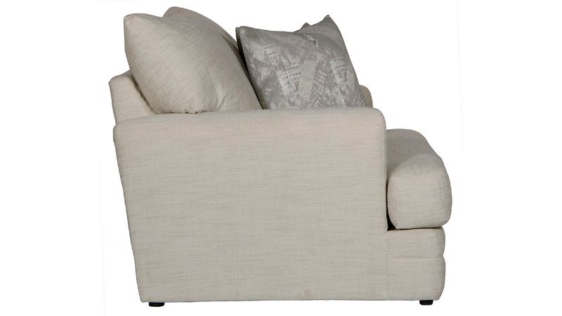 Side View of the Zeller Chair in Off White by Jackson Furniture | Home Furniture Plus Bedding