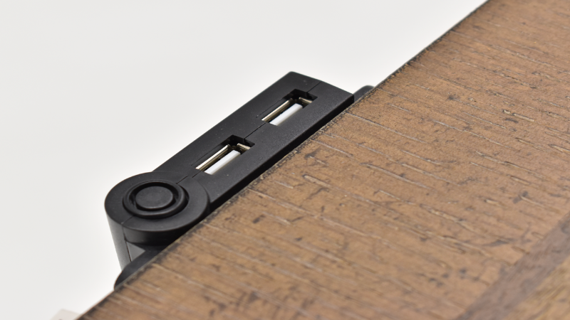 Layla Nightstand, Close Up View of Dual Rapid Charge USB Ports | Home Furniture Plus Bedding	