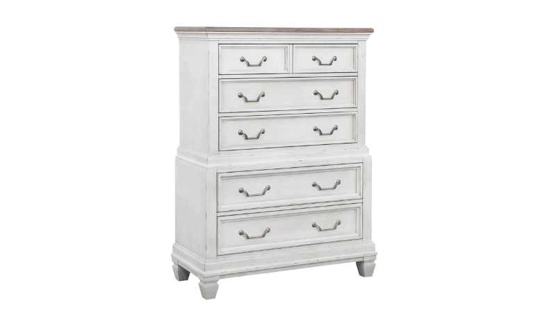 Layla Chest of Drawers, Slightly Angled Factory Photo | Home Furniture Plus Bedding