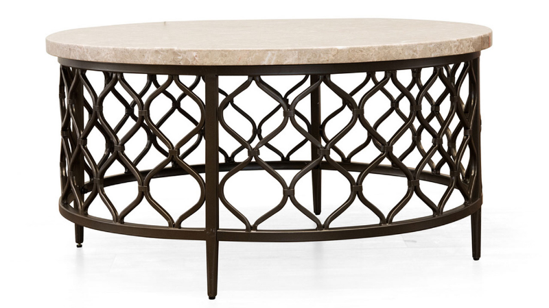 Roland Marble-Top Coffee Table | Home Furniture Plus Bedding