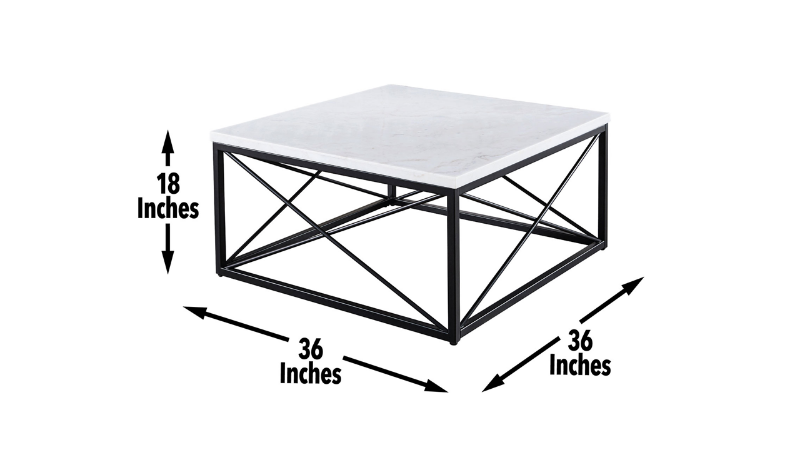 Skyler Coffee Table, Dimension Details | Home Furniture Plus Bedding