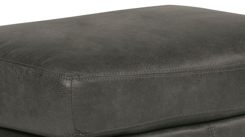 Bladen Slate Gray Ottoman by Ashley Furniture, Close Up of Top Cushion  | Home Furniture Plus Bedding