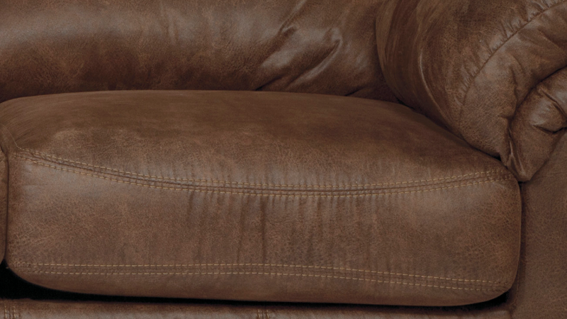 Bladen Coffee Brown Loveseat by Ashley Furniture, Close Up of Seating Area | Home Furniture Plus Bedding	