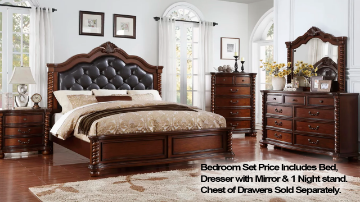 Stanley Queen Size Bedroom Set - Brown