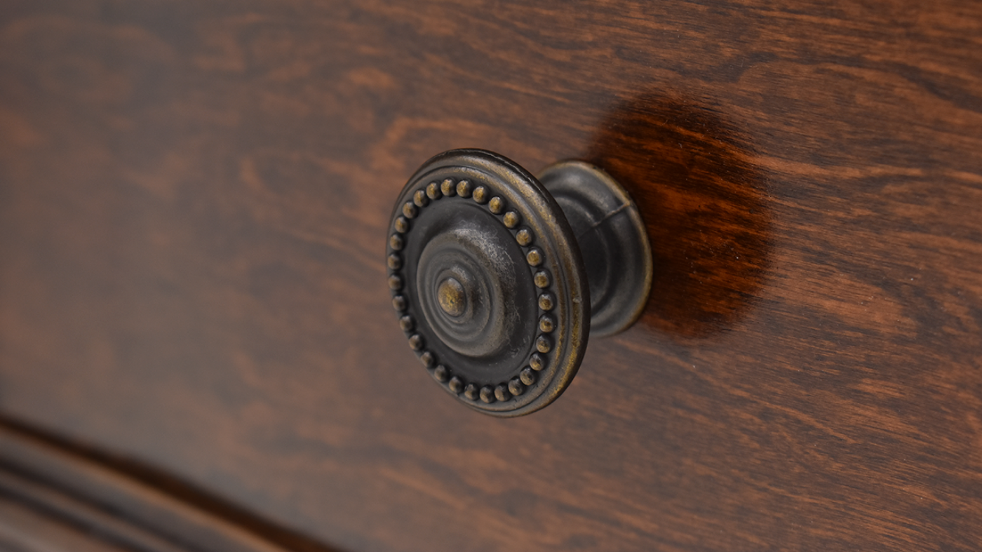 Darren Chest of Drawers Close Up View of Drawer Knob | Home Furniture Plus Bedding	