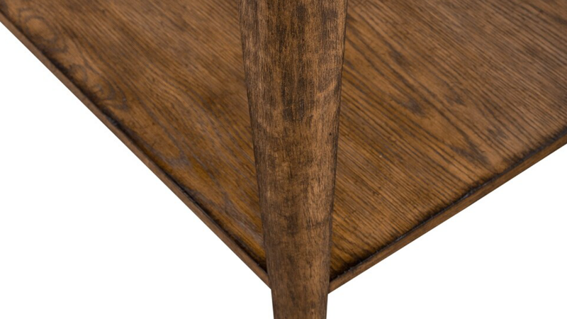 Ashford Rectangle End Table Leg with Bottom Shelf in Background  | Home Furniture Plus Bedding 