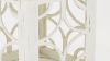 Westgate End Table,  View of White Base with Wood Cut Out Details | Home Furniture Plus Bedding