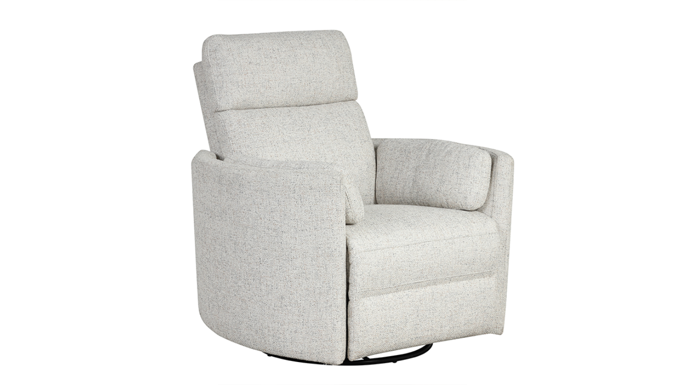 Radius POWER Recliner with Quartz Gray Upholstery | Home Furniture Plus Bedding