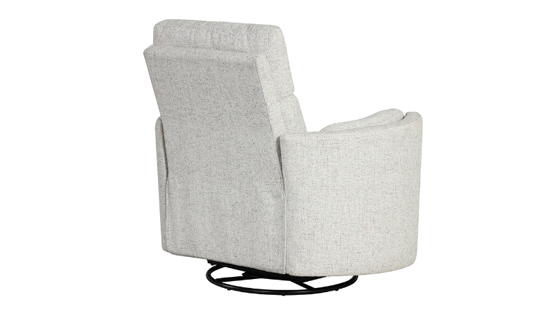 Radius POWER Recliner with Quartz Gray Upholstery, Back View | Home Furniture Plus Bedding
