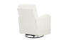 Radius POWER Recliner with Off White Upholstery, Back | Home Furniture Plus Bedding