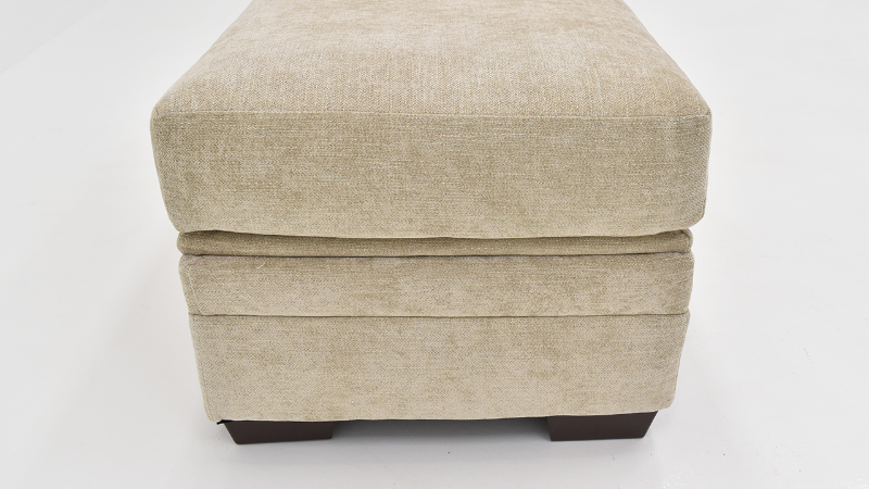 Aden Ottoman with Storage, Short Side View | Home Furniture Plus Bedding	