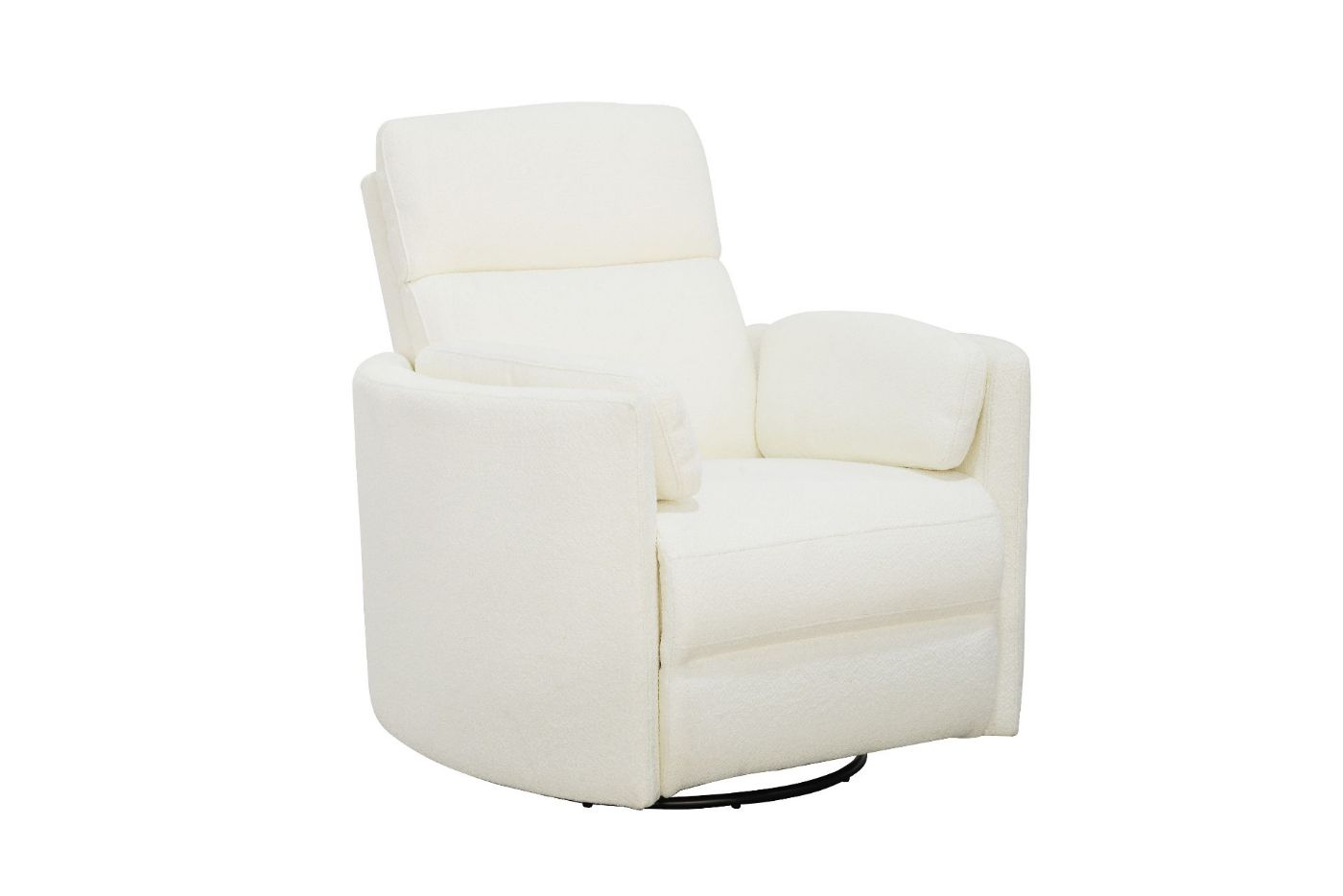 Radius POWER Recliner with Off White Upholstery | Home Furniture Plus Bedding