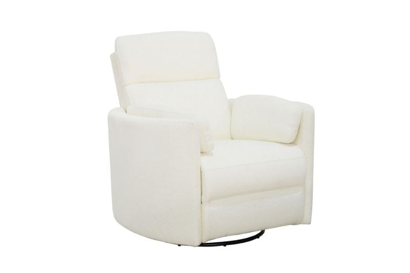 Radius POWER Recliner with Off White Upholstery | Home Furniture Plus Bedding