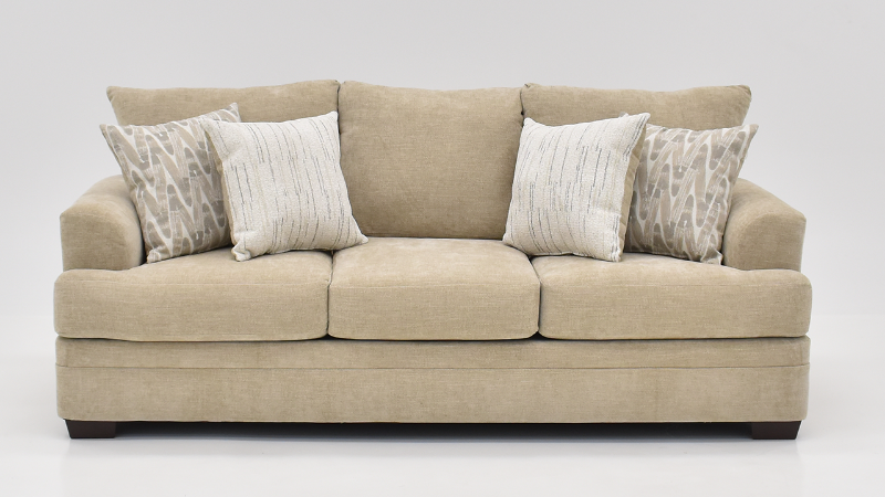 Aden Sofa with Tan Upholstery | Home Furniture Plus Bedding