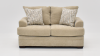 Aden Loveseat with Tan Upholstery | Home Furniture Plus Bedding