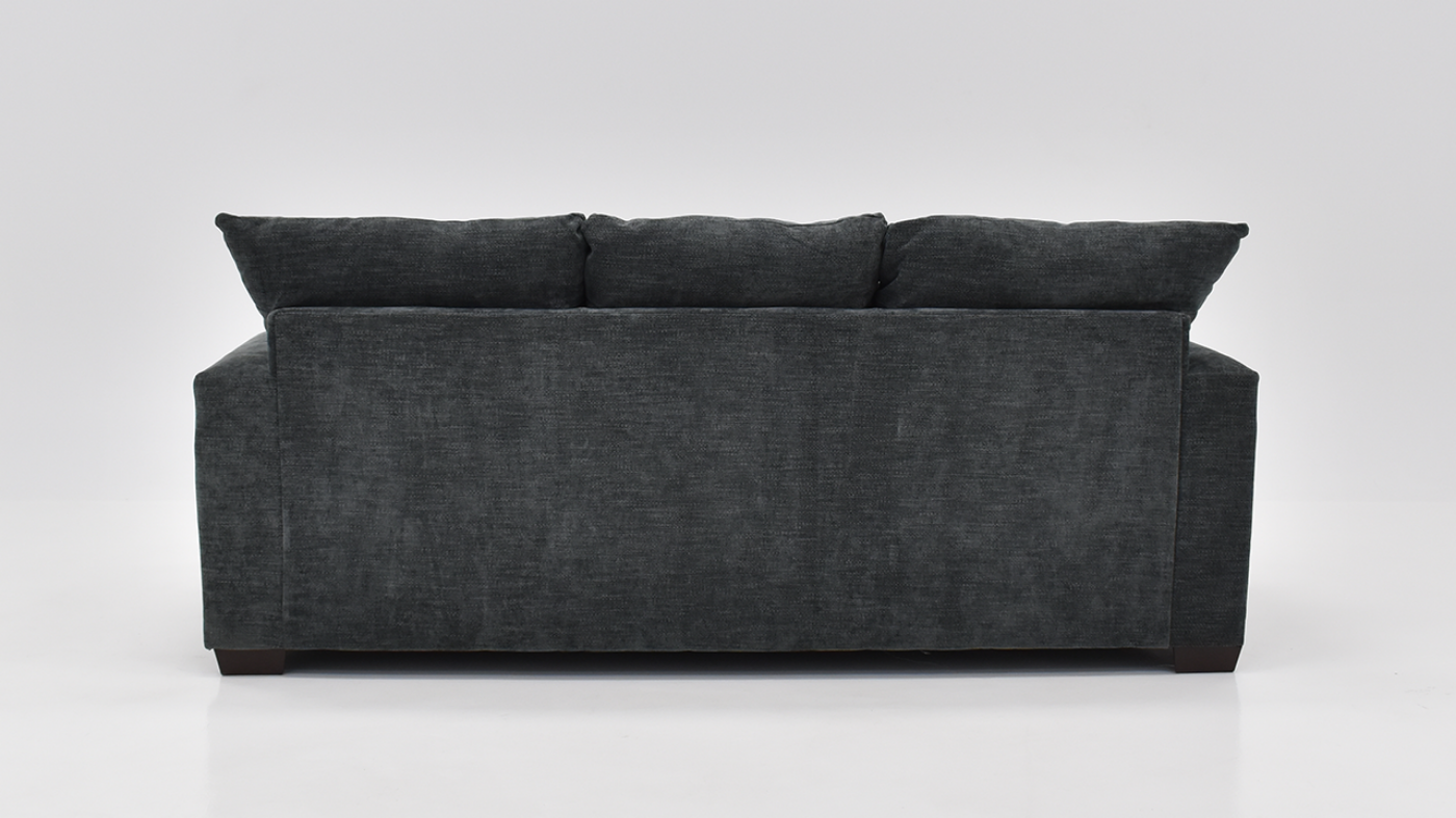 Aden Sofa with Gray Upholstery, Back | Home Furniture Plus Bedding