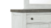 View of the Valley Ridge Dresser with Mirror in Off White with Gray by Samuel Lawrence | Home Furniture Plus Bedding