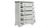 View of the Valley Ridge Chest of Drawers in Off White with Gray by Samuel Lawrence | Home Furniture Plus Bedding