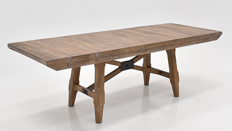 Riverdale Dining Table Angled View | Home Furniture Plus Bedding