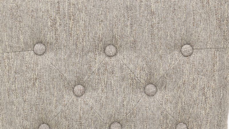 Riverdale Upholstered Chair, Button Tuft Detail Close Up | Home Furniture Plus Bedding