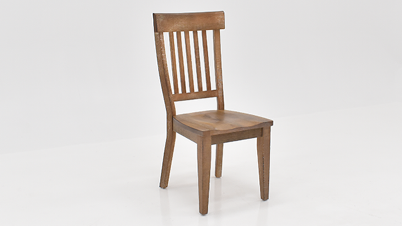 Riverdale Side Chair, Wood with Brown Finish | Home Furniture Plus Bedding