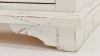 Close Up View of the Charleston TV Console in White with Gray by Vintage Furniture | Home Furniture Plus Bedding