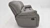 Side View of the Legend Dual Reclining Sofa in Gray by Man Wah | Home Furniture Plus Bedding