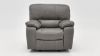 Front Facing View of the Legend Glider Recliner in Gray by Man Wah | Home Furniture Plus Bedding