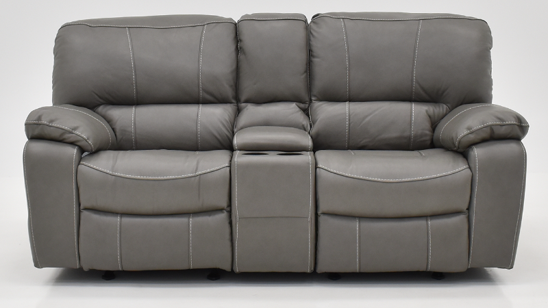 Loveseat  View of the Legend Reclining Sofa Set in Gray by Man Wah | Home Furniture Plus Bedding