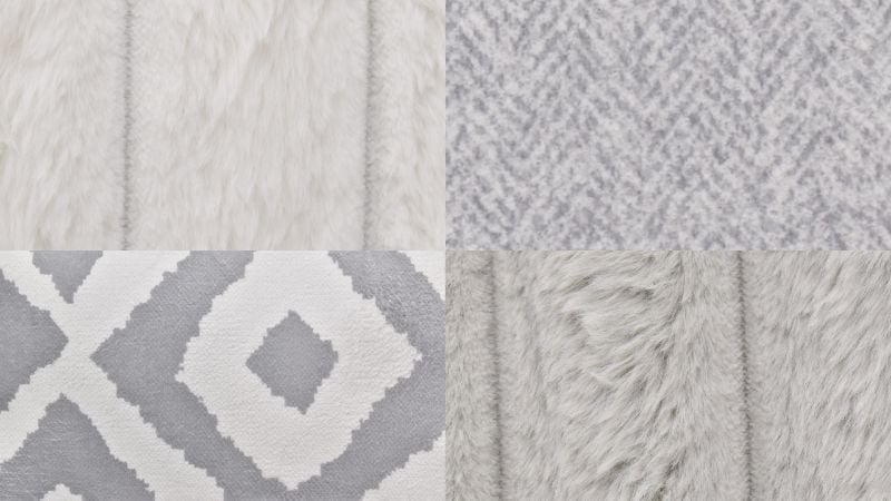 Fabric Swatches of the Tweed Swivel Chair in Gray by Albany Industries | Home Furniture Plus Bedding
