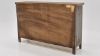 View of the Lexie 4 Door Console in Two Tone Brown by Vintage Furniture | Home Furniture Plus Bedding