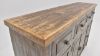View of the Lexie 4 Door Console in Two Tone Brown by Vintage Furniture | Home Furniture Plus Bedding