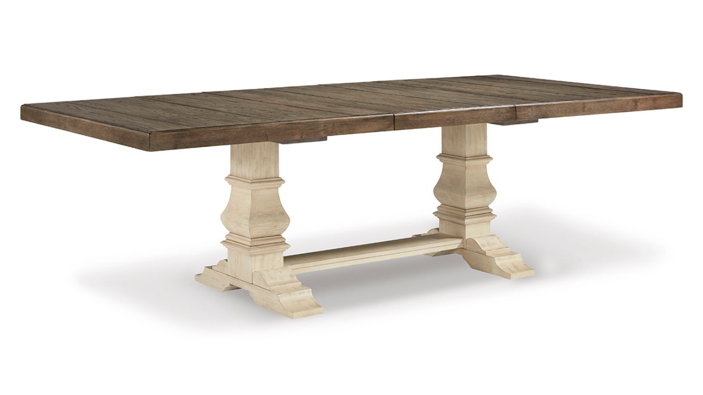 View of the Bolanburg 7 Piece Dining Table Set in Off White by Ashley | Home Furniture Plus Bedding