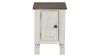 View of the Havalance Chairside End Table in Off White  by Ashley | Home Furniture Plus Bedding