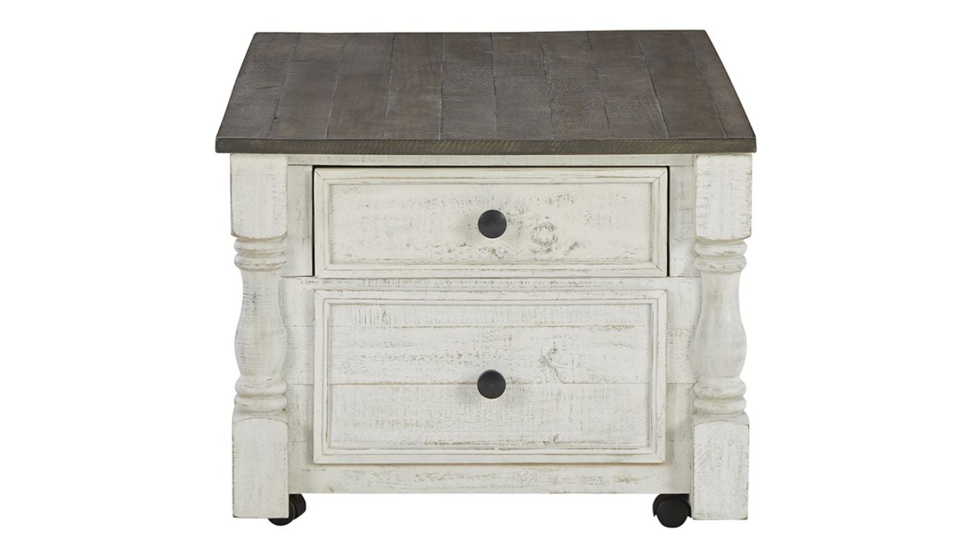 View of the Havalance Lift-Top Coffee Table in Off White by Ashley | Home Furniture Plus Bedding