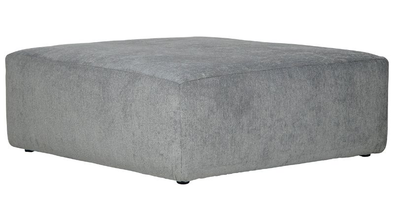 View of the Glacier Cocktail Ottoman in Gray by Jackson Furniture | Home Furniture Plus Bedding