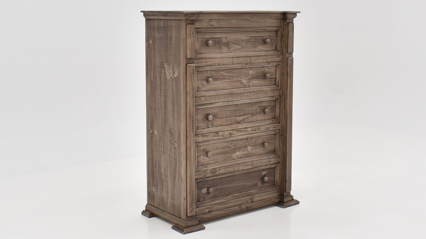 View of the Maverick Chest of Drawers in Gray by Vintage | Home Furniture Plus Bedding