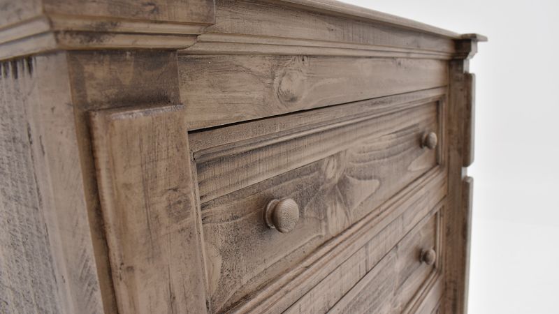 View of the Maverick Chest of Drawers in Gray by Vintage | Home Furniture Plus Bedding