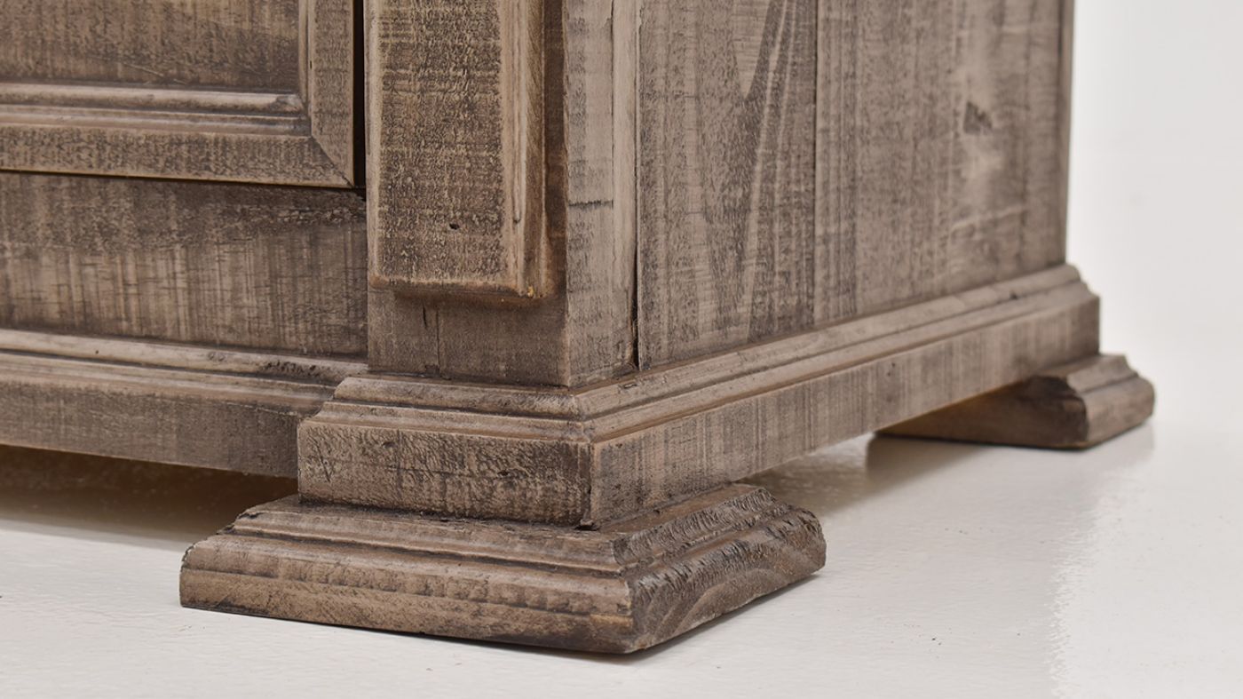 View of the Maverick Dresser with Mirror in Gray by Vintage | Home Furniture Plus Bedding