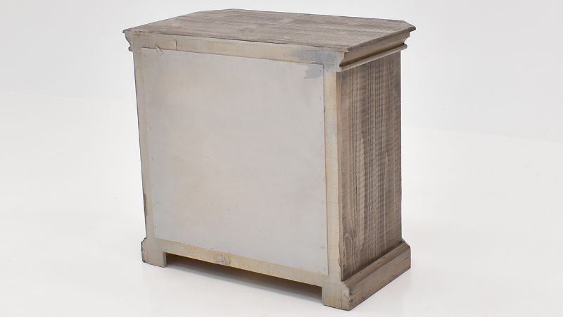 View of the Westgate Nightstand in Weathered Gray by Vintage Furniture | Home Furniture Plus Bedding