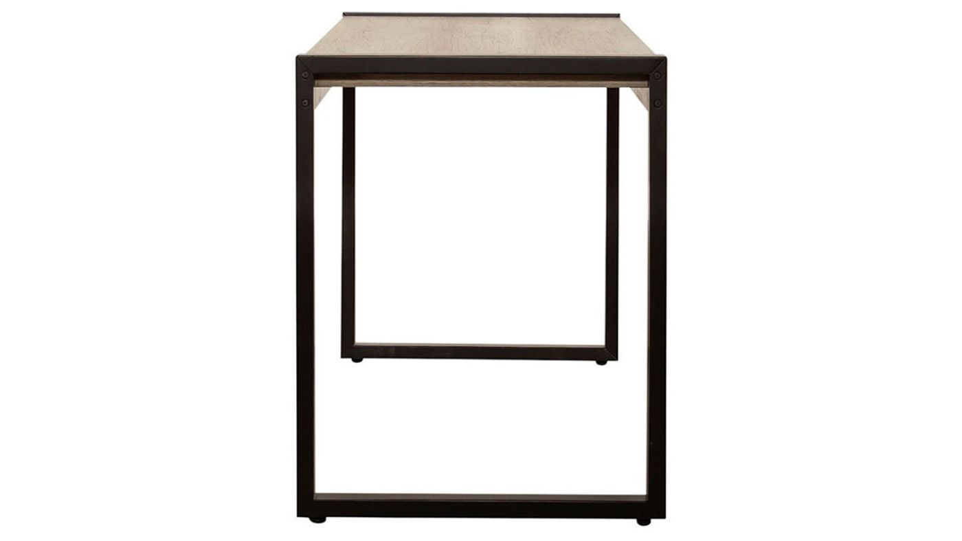 View of the Sun Valley Writing Desk in Light Brown and Black by Liberty Furniture | Home Furniture Plus Bedding